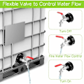 Miniatyrbillede 3 af 5: IBC Tank Adapter 1/2\" IBC Connector IBC Regnvandsopsamler Vandhane Messing Vandhanetilslutning S60X6 Tank Vandhane 1000L Tank Adapter