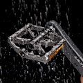 Miniatyrbillede 4 af 5: Cykepedaler med reflekser, 3 forseglede lejer, skridsikker CNC aluminium cykelplatform, 9/16 tommer pedaler til racercykel, MTB, E-cykel.