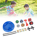 Miniatyrbilde 1 av 8: 4 i 1 Roterende Gyroskop Leke 2 Utskytningsramper Avtakbart Gyroskop Leke Racing Spill for Barn