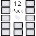 Miniatyrbillede 2 af 5: Pakke med 12 udskiftnings HEPA-filtre kompatible med iRobot Roomba evo, i,e,j serien E5 E6 E7 i1 i3 i4 i5 i6 i7 i8 j7 og alle Plus version robotter