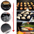 Miniatyrbild 3 av 5: 3 st grillmattor BBQ grillmattor Non Stick återanvändbara grillmattor för gasgrill - bakplåtar nonstick användning på kol- och elgrillar
