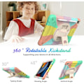 Pikkukuva 2 / 5: Kotelo iPad 9. sukupolvelle, iPad 10.2 tuuman kotelo kynätelineellä, olkahihnalla, jalustalla, [360 astetta kääntyvä käsiremmi] 9./8./7. sukupolvelle