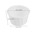 Miniatyrbillede 4 af 5: 100 stk. Mini Cupcake Forme Papir Runde Kagebageforme Muffin Cases Hjemmefest Bryllup, Hvid
