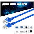 Miniatyrbilde 5 av 5: Utendørs Ethernet-kabel, Cat5 Utendørs Ethernet-kabel Vanntett Ethernet-kabel Høyhastighets LAN Nettverk Patch-kabel Ledning med Gullbelagt RJ45-kontakt