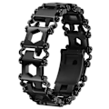Miniatyrbillede 1 af 5: 29 i 1 Multi-Tool Armbånd Venligt Sort Blankt Armbånd Rustfrit Stål Armbånd Bærbart Udendørs Overlevelses Nødarmbånd