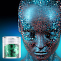 Miniatyrbilde 4 av 5: Glitter 4 flasker med blandet farge Ansikt Kropp Øye Hår Negl Festival Chunky Holografisk Glitter Ulike Størrelser Negl Gradient Fargesett