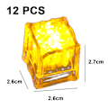 Miniatyrbillede 2 af 5: Lysende LED Isterninger (12) yellow