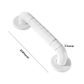 Miniatyrbillede 5 af 5: 38 cm Hvidt Håndgreb, Håndgreb til Ældre, Handicappede, Barrierefri, Rustfrit Stål til Badekar og Toilet - Ældre