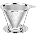Miniatyrbilde 1 av 5: Gjenbrukbare kaffefiltre, permanent filter i rustfritt stål | Presisjonsfilter med dobbelt lag | Håndholdt kaffefilter | Kaffetrakter