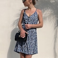 Miniatyrbild 4 av 5: Kvinnors Sommarklänningar Casual Polka Dot Flowy Midi Klänningar