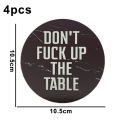 Miniatyrbillede 2 af 5: Absorberende keramiske sten coasters, Guldsmed, Sten coasters