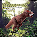 Miniatyrbillede 7 af 7: Fjernstyret Tyrannosaurus Rex dinosaur til børn med lyd og gåfunktion, dinosaurmodel