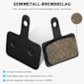 Miniatyrbillede 3 af 5: 4 par cykelbremseklodser til Shimano Resin skivebremseklodser, skivebremseklodser