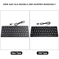 Miniatyrbillede 1 af 2: Kablet Mini Bærbart Arabisk Tastatur USB-interface til Stationær Computer Ultratynd 78 Taster