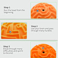 Miniatyrbillede 2 af 6: 3D Puzzle Legetøj, Memory Maze Ball Puzzle Legetøjsgaver til Børn Voksne - Medium Sværhedsgrad Svære Udfordringer Spil Små Kugler Hjernevridere Spil