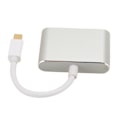Pikkukuva 5 / 5: MiniDP - HD Multimedia Interface VGA -sovitin, Plug and Play 4Kx2K 2 in 1 -videoadapteri