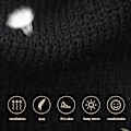 Pikkukuva 2 / 5: Bluetooth-kuulokkeilla varustettu LED-lamppuhattu ulkokäyttöön, yöjuoksuun, punainen ja sininen vilkkuva varoitusvalo