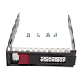 Miniatyrbilde 2 av 8: HDD Skuff 3.5in Metall ABS Material SAS SATA Harddisk Skuff for HP Apollo 4200 for 4510 for 1650 for G9 for G10