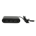 Miniatyrbild 3 av 8: GC-kontrolleradapter 4 portar 3 i 1 spelkontrolleradapter med Turobo-funktion för Switch för Wii U PC