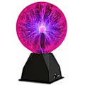 Miniatyrbillede 4 af 5: Plasma Lys Kugle 3 Tommer Base Hjemme Plasma Magisk Kugle Lampe og Gaver Speciel Belysning Stemningslamper