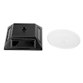 Miniatyrbillede 9 af 10: Solar Showcase 360 Graders Drejeskive Roterende Smykke Organizer Display Stand (Sort)