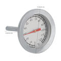 Miniatyrbillede 5 af 5: 1 stk. BBQ Pizza Grill Termometer Temperaturmåler 120℃ til Grillmadlavning