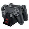 Miniatyrbillede 1 af 5: PS4 Controller Oplader DualShock 4 Controller Opladestation Dock, 4 Opladningsstand til PS4 / PS4 Slim / PS4 Pro Controller