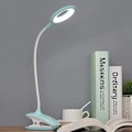 Miniatyrbilde 2 av 5: LED Clip-on Leselampe Dimbar Øyebeskyttelse Bordlampe Farge blå