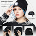 Miniatyrbillede 3 af 5: Bluetooth headset LED lampe hue Udendørs natløb belysning Rød blå blinkende advarselslampe
