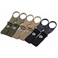 Miniatyrbillede 5 af 5: MINE 2-delt clips multifunktionel vandflaske nylon webbing spænde krog klatrekarabinhage bælte rygsæk frakke bøjle kroge