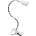 Miniatyrbilde 1 av 5: LED Bordlampe Base, E27 Klemme Pære Sokkel med Bryter, Bordlampe Klips Base med 40cm 360 Graders Svanehals for Tatovering/Lesing/Sminke (EU Plugg)