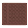 Miniatyrbilde 2 av 5: Bakematte silikon bakematte 30 hull makroner silikonmatte silikonform non-stick belagt form makroner