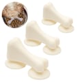 Miniatyrbillede 2 af 5: 3 stk. Silikone Slow Feeder Indsats til Hundeskåle - Knogle Design Slow Feeder Hundeskål Indsats til at Sænke Spisetempoet - Let at Rengøre Slow Feeder Hundeskåle
