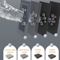 Miniatyrbillede 4 af 5: Skridsikkert bademåtte, Super Absorberende Gulvmåtte, Hurtigtørrende Absorberende, Maskinvaskbar Gulvmåtte, Badeværelsesmåtte, Brusebad, Toilet,