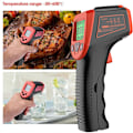 Miniatyrbild 4 av 6: Infraröd termometer, kontaktfri digital lasertermometer -58 °F till 1112 °F (-50 °C till 600 °C) med LCD-display, röd
