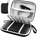 Miniatyrbillede 1 af 5: Stødsikkert sort beskyttelsescover / hard case / taske / harddisk-etui til 2,5” HD bærbar ekstern harddisk