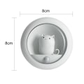 Miniatyrbild 5 av 5: Underbara rörelsesensor katt nattlampor för kattälskare flickor med uppladdningsbart batteri, inbyggd magnet med 2 ljusstyrkenivåer