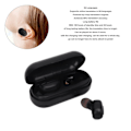 Miniatyrbillede 6 af 8: Sprog Oversætter Earbuds Understøtter 84 Sprog Trådløs Bluetooth Støjreduktion Sprog Oversætter Enhed Sort