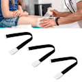 Miniatyrbild 1 av 8: 3PCS Tourniquets Nödläges Tourniquet Första Hjälpen Livräddande Hemorragi Kontroll Hög Elasticitet Nöd Tourniquet Svart