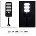Miniatyrbillede 4 af 5: Udendørs solcellelampe, 2 pakker 213 LED udendørs sikkerhedslys med 180° bevægelsessensor justerbar vandtæt solcellelampe til udendørs væg, have, vej,