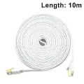Miniatyrbillede 1 af 5: Cat 7 Ethernet Kabel, Skærmet Ethernet Kabel Fladt RJ45 Netværks LAN Kabel Understøtter 10Gbps 600Mhz - Kompatibel med Cat5/Cat6 Netværk