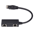 Miniatyrbillede 5 af 8: RJ45 Splitter Adapter 1 Han til 2 Hun Port Ethernet-stik til Netværk Hjemmekontor