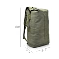 Miniatyrbild 2 av 6: Vandringsryggsäck Reseryggsäck Handbagage Flygplan 35L Stor Taktisk Utomhusryggsäck Trekkingryggsäckar för Män Kvinnor Camping Vandring Svart Ryggsäck