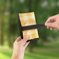 Miniatyrbild 4 av 5: Set med 2 hopfällbara sittdynor för utomhusbruk, sittdyna, termisk sittdyna för utomhusbruk, sittunderlag, vattentät, bärbar, liggunderlag, hopfällbar för utomhusbruk