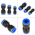 Miniatyrbillede 3 af 5: 50 stk. pneumatiske lige konnektorer, luft-push hurtigfitting lige push-konnektor, slangefittings plastik luftslange rørfitting, PU 4/6/8/10/12mm,