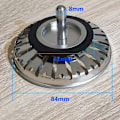 Miniatyrbillede 5 af 5: Køkkenvask Si, Rustfrit Stål Vask Si Prop, Dobbelt Funktion Kurv Si Afløb Propper Udskiftning (Diameter: 84mm)