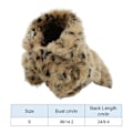 Miniatyrbillede 6 af 8: Kæledyrs Leopard Print Kappe Sød Retro Stilfuld Hvalpe Plysjakke til Efterår og Vinter