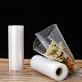 Miniatyrbillede 3 af 5: 2 stk. fortykket madopbevaring tekstur vakuumpose rulle præget netformet vakuumpose nylon plastik vakuumpose