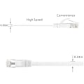 Miniatyrbild 3 av 5: Cat6 Platt Skärmad RJ45 Ethernet Patch Nätverkskabel Pläterad Kontakt STP Ledningar för Hög Hastighet Dator Router Ethernet LAN Nätverk