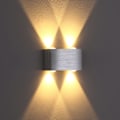 Miniatyrbillede 2 af 5: LED Væglampe Moderne, Indendørs Væglampe, Vægbelysning Op Ned i Aluminium til Stue Soveværelse Trappeopgang Gang